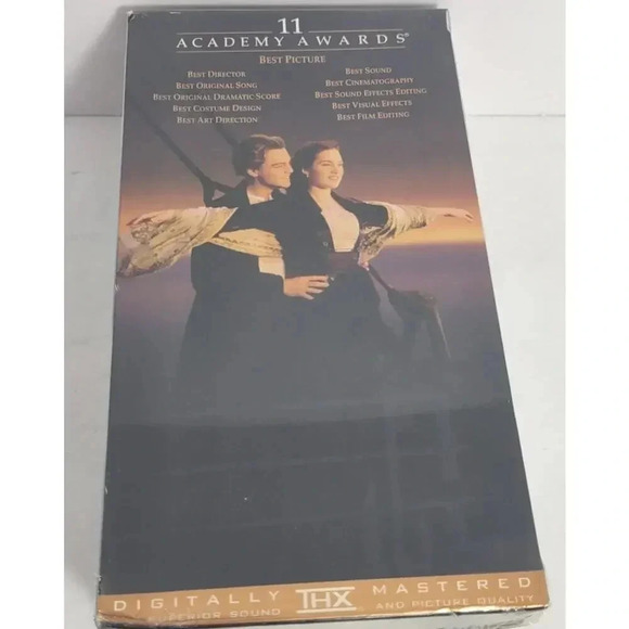 Titanic Box Set 2 Tape VHS Sealed 1997 THX Remastered - Picture 2 of 3
